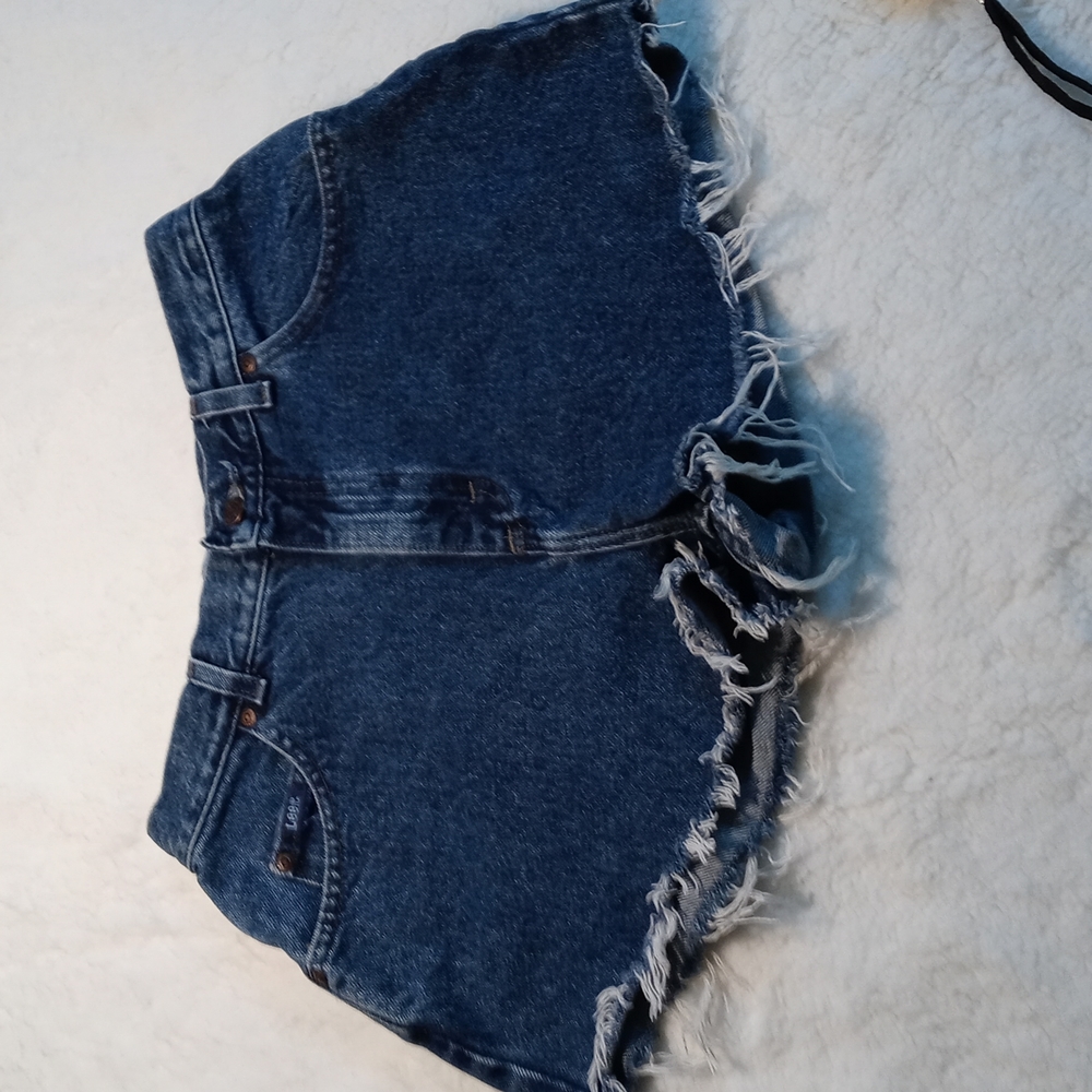 Vintage Lee cut off Jean shorts 12P